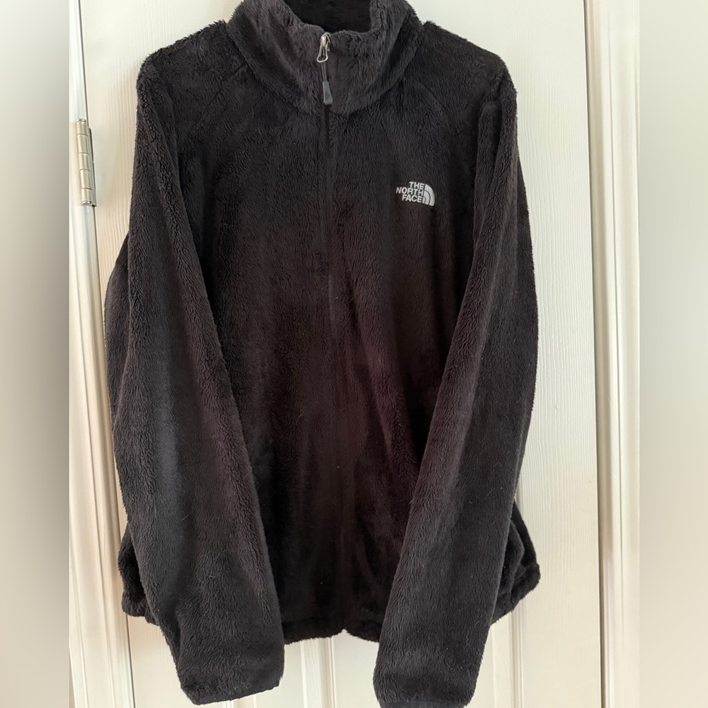 The North Face Black Osito Fleece Jacket women XL